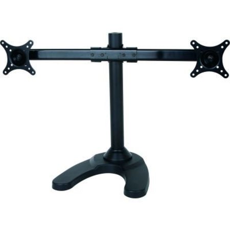 HOMEVISION TECHNOLOGY TygerClaw Dual Monitor Mount, Black LCD6012BLK